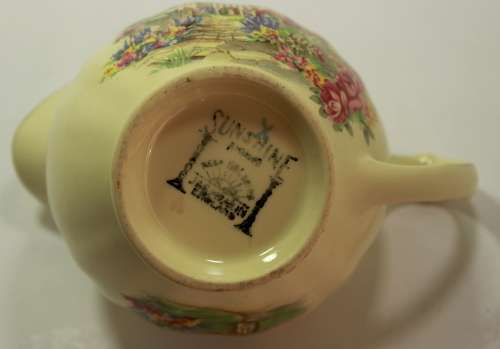 Vintage J&G Meakin Sunshine Sol Ware Milk Jug