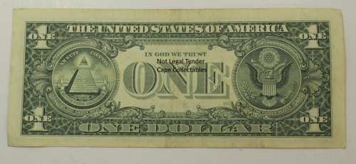United States Of America 1 Dollar Bank Note 1995 VF Circulated
