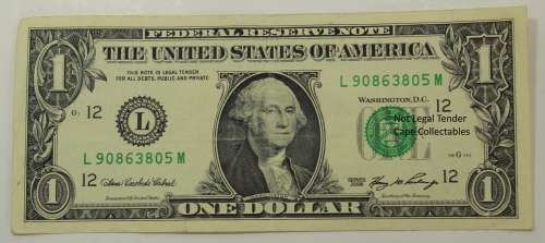 United States Of America 1 Dollar Bank Note 2006 VF Circulated