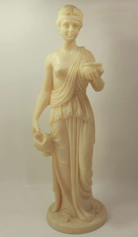 `Hebe, The Goddess of Youth` Vintage Statue.