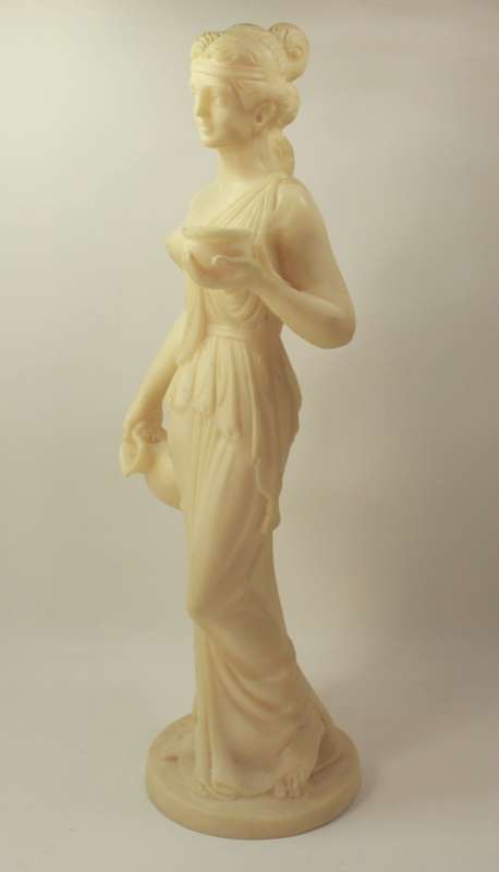 `Hebe, The Goddess of Youth` Vintage Statue.