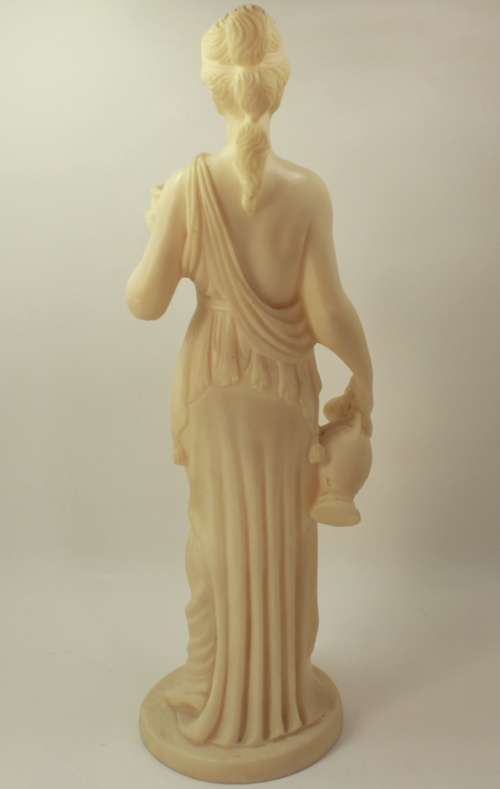 `Hebe, The Goddess of Youth` Vintage Statue.