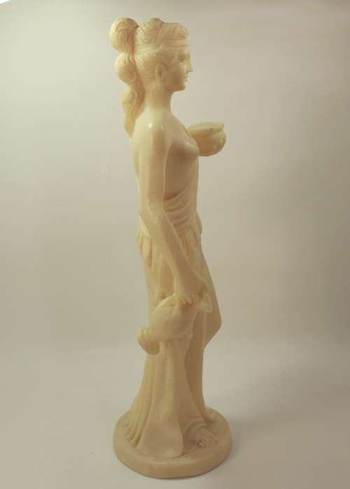 `Hebe, The Goddess of Youth` Vintage Statue.