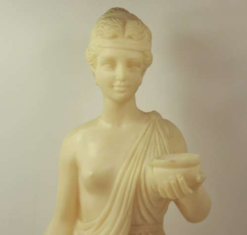 `Hebe, The Goddess of Youth` Vintage Statue.