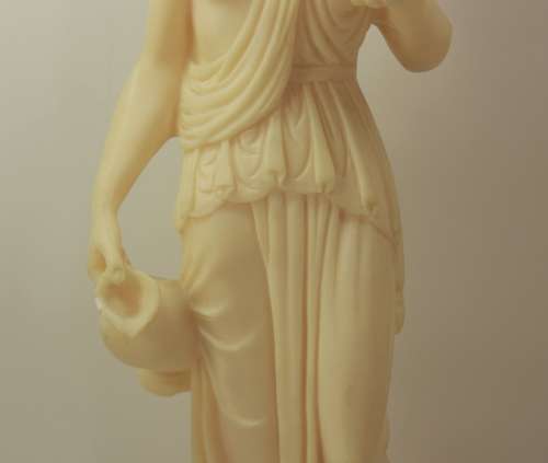 `Hebe, The Goddess of Youth` Vintage Statue.
