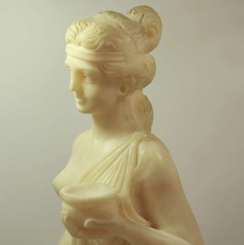 `Hebe, The Goddess of Youth` Vintage Statue.