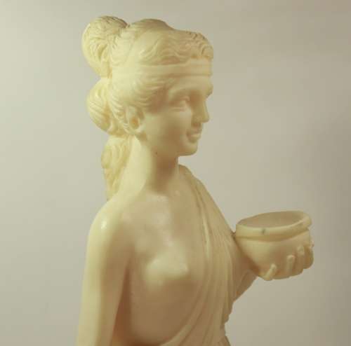 `Hebe, The Goddess of Youth` Vintage Statue.