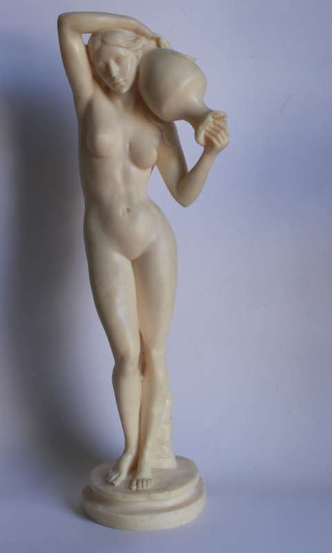 ` La Sorgente (The Source) by Ingres` 40cm Statue by A Santini