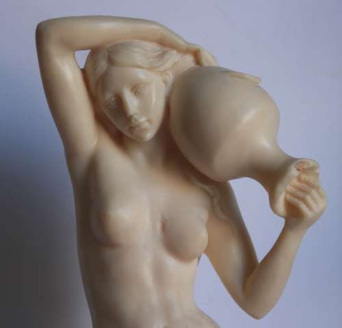 ` La Sorgente (The Source) by Ingres` 40cm Statue by A Santini