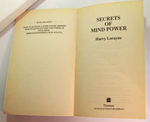 Secrets Of Mind Power by Harry Lorayne Softcover Book