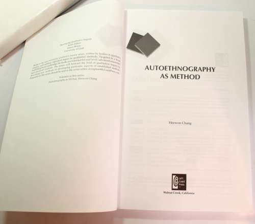 Autoethnography As Method by Heewon Chang Softcover Book