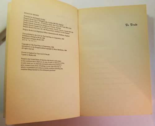 The Informed Heart by Bruno Bettelheim Softcover Book