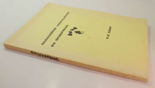 Paranoiede Versteunings en Skisofrenie by K G Kemp Softcover Book
