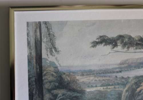 `View Of Durban From The Berea` by T W Bowler Framed Lithographic Print Limited Edition #33/500
