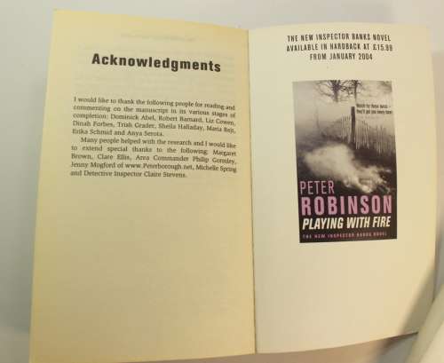 The Summer That Never Was by Peter Robinson Softcover Book