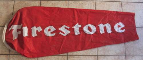 `Firestone Bridgestone` 1.75m Red All Weather Windsock