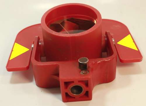 Leica Geosystems GPR111 Prism and Yoke Red-Yellow With Protective Pouch