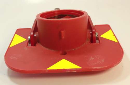 Leica Geosystems GPR111 Prism and Yoke Red-Yellow With Protective Pouch