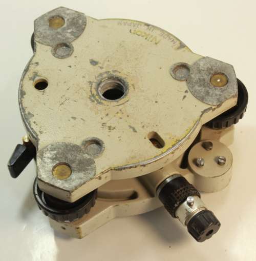 Nikon Three Jaw Tribrach with Optical Plummet with Tribrach Adapter and Removable Plug