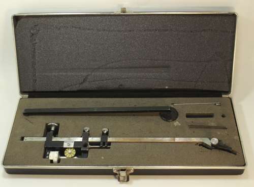 Vintage Sokkisha Mechanical Compensating Polar Planimeter No 35970 In Original Case