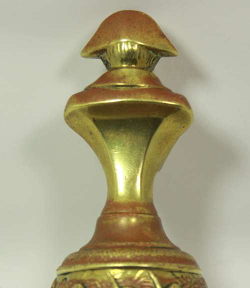 Vintage Napoleon Brass Hand Bell Napoleonic Wars Commemoration (Battles of Wagram and Waterloo)