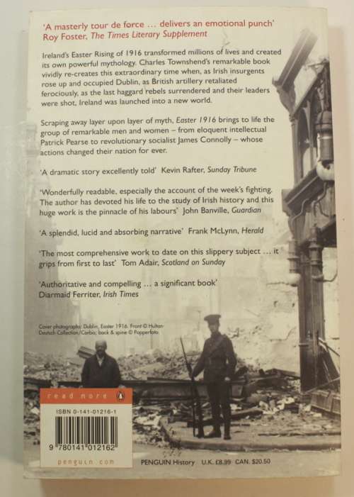 Easter 1916 The Irish Rebellion by Charles Townshend Softcover Book