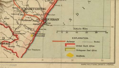 The Daily Mail Transvaal and Orange Free State Map 1899 Digital Download