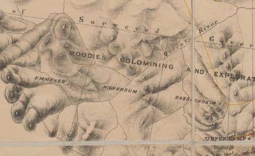 Kaap Goldfields Barberton District Map by S Erskine 1887 Digital Download