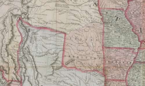 Colton`s Map Of The United States of America 1849 Digital Download