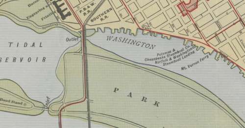 Rand McNally Map of Washington DC 1919 Digital Download