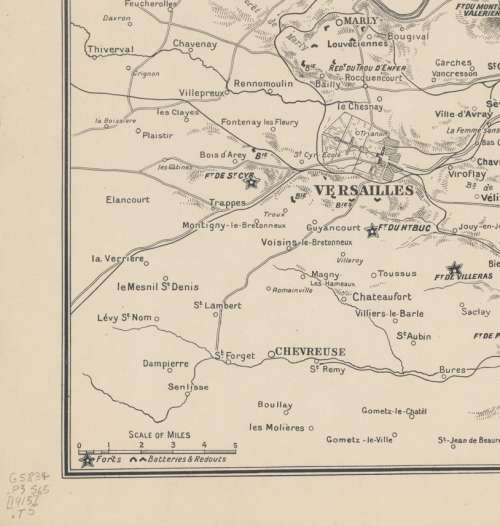 The Times Map Of Paris and Environs 1915 Digital Download