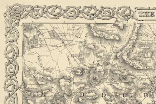 George Colton`s The Environs of London Map 1855 Digital Download