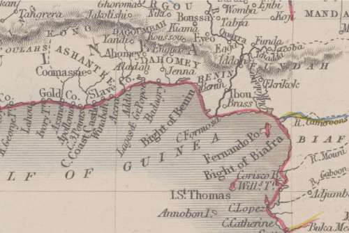Map of Africa by John Tallis 1880 Digital Download