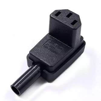 IEC 90 Degrees Down Angled Female Kettle Plug JA 2231