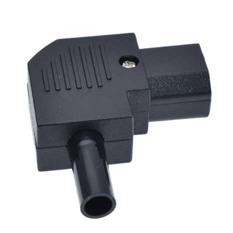 IEC C13 90 Degrees Right Angled Female Kettle Plug JA2231-2