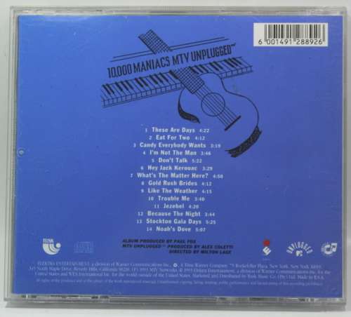 10,000 Maniacs MTV Unplugged CD