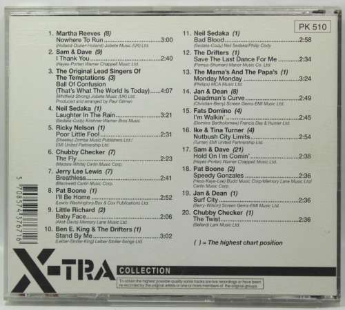 US Top Hits Vol 4 Various Artists From The 50`s and 60`s CD