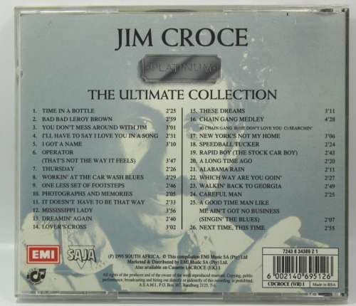 Jim Croce Platinum The Ultimate Collection CD