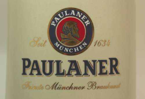 Paulaner Stoneware Beer Mug 0.5l Paulaner Munchen Brewery