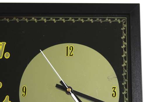Advocaat by Bols Clock Mirror Framed For Bar Area