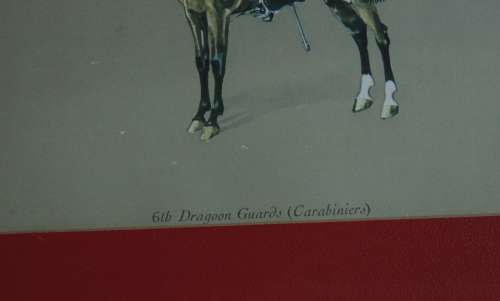 6th Dragoon Guards (Carabiniers) Military Uniform Framed Picture