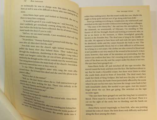 The Savage Altar by Asa Larsson Softcover Book