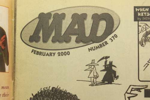 Vintage Mad Magazine # 370 - February 2000 Magazine