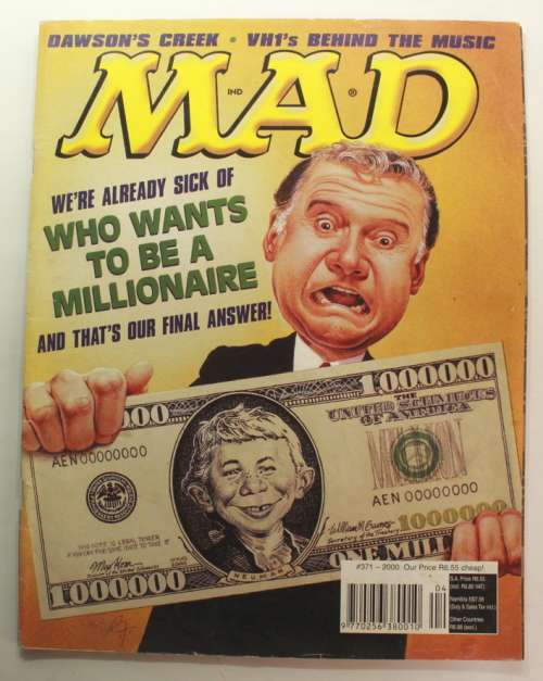 Vintage Mad Magazine # 371 - April 2000 Magazine