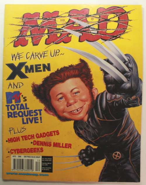 Vintage Mad Magazine # 375 - December 2000 Magazine