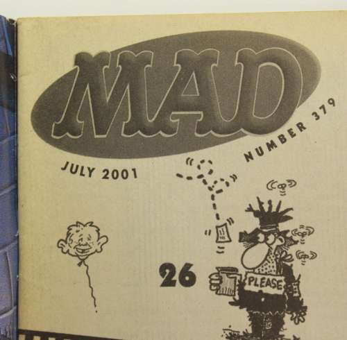 Vintage Mad Magazine # 379 - July 2001 Magazine