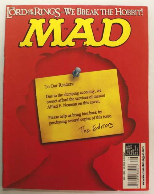 Vintage Mad Magazine # 385 - September 2002 Magazine