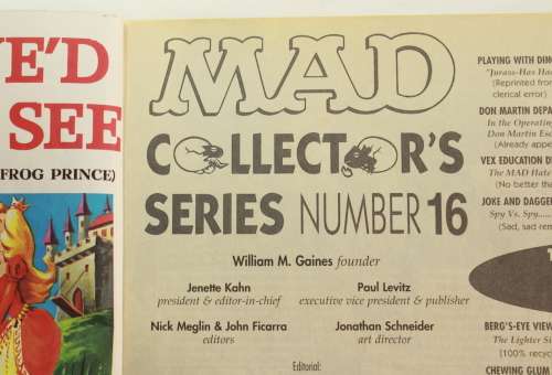 Vintage Mad Collectors Series # 16 Super Special Magazine