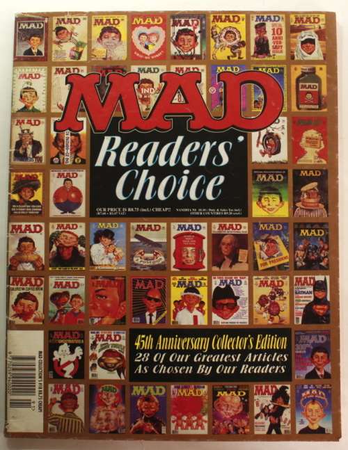 Vintage Mad Collectors Series # 18 `Readers Choice` Magazine