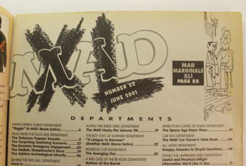 Vintage Mad Collectors Series # 22 `XL` Magazine June 2001